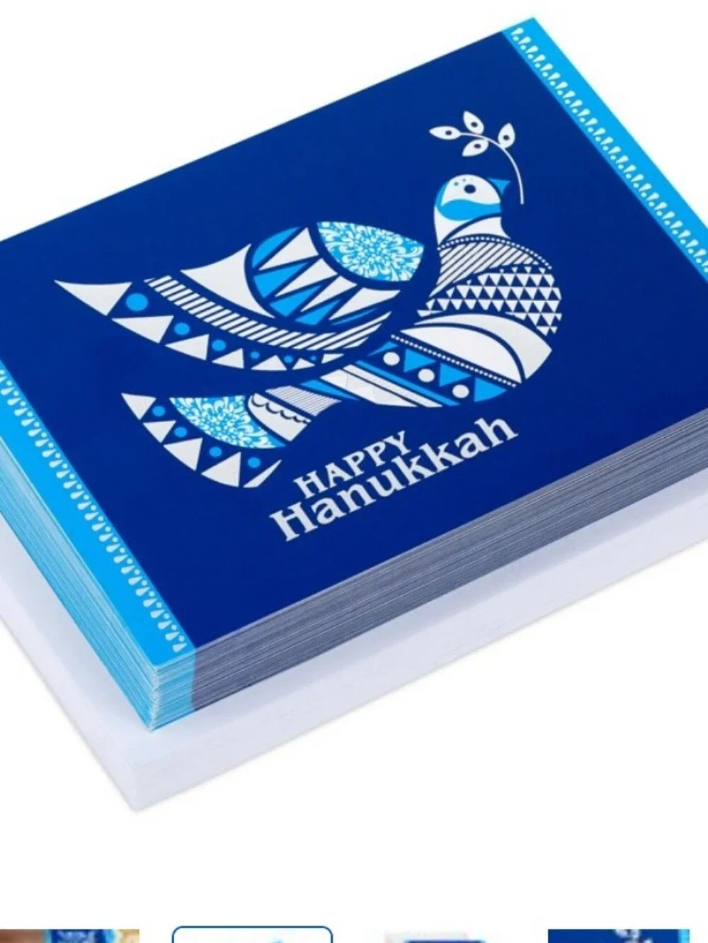 Hanukkah opened box